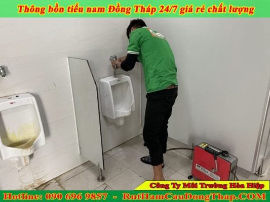 Thông bồn tiểu nam Đồng Tháp Hòa Hiệp 24/7 rẻ nhanh sạch