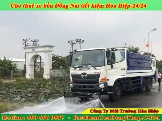 Cho thuê xe bồn Đồng Nai tiết kiệm Hòa Hiệp-24/24